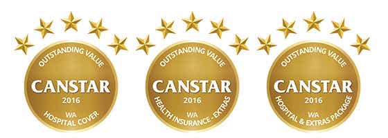 2016 Canstar health insurance state winners - Western Australia
