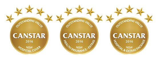 2016 Canstar health insurance state winners - New south wales