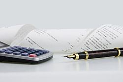 Business transaction account summary