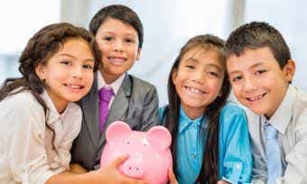 Savvy kids say saving money is easy with great interest rates