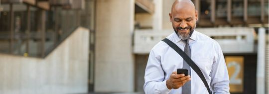 mobile banking on the go
