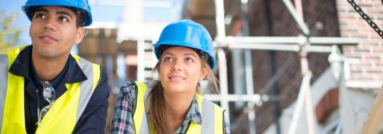 Young apprentices looking in the distance | Canstar