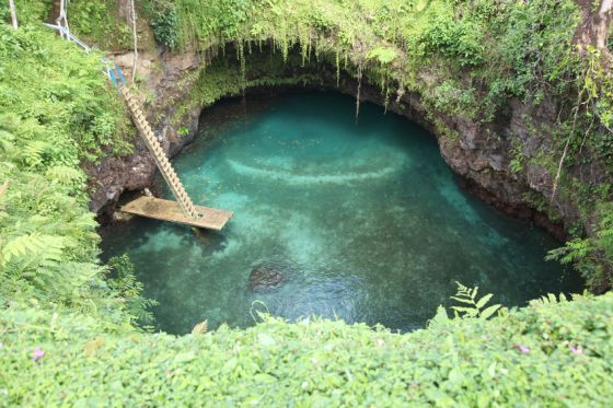 To Sua trench on Samoa's island of Upolu