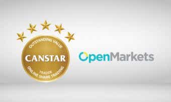 OpenMarkets 5-star rated for Online Share Trading 2016