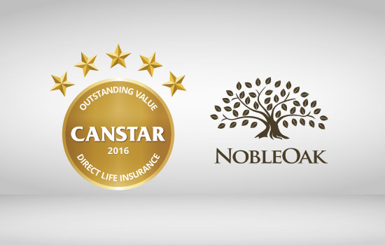 NobleOak has won the CANSTAR 2016 Award for Outstanding Value Direct Life Insurance.