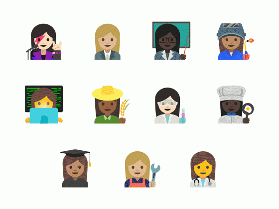 Emoji World Day Female Profession