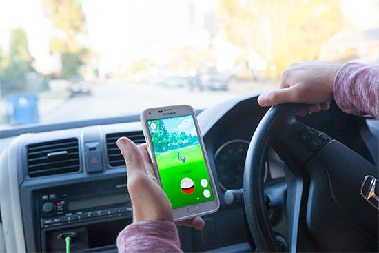 Insurance claims - using your phone while driving