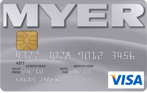 Myer Visa Credit Card