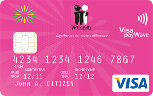 Community First Credit Union McGrath Pink Visa