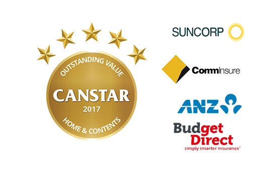 2017 Canstar Home & Contents Insurance Star Ratings