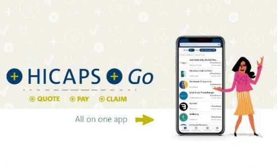 HICAPS Go app launch