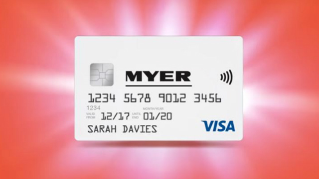 Myer credit card