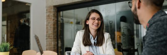 A young woman offered a new job