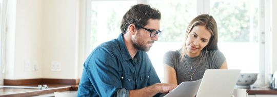 couple discussing finance