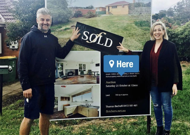 House flipping Australia - Claudia Dmitrovic and her husband Peter