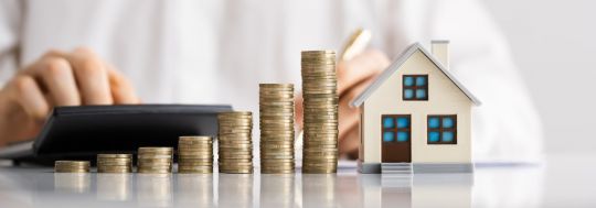 Cross-collateralised loan concept image