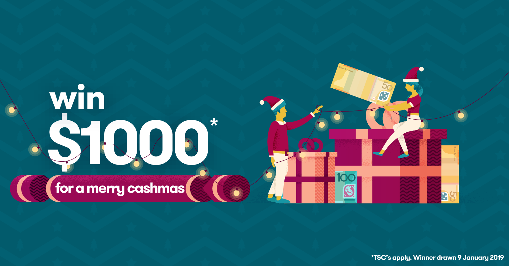 Chance to win $1000 Cash Christmas Giveaway