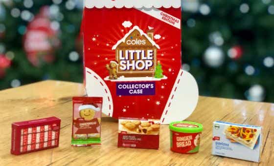 Coles Little Shop christmas collection launch