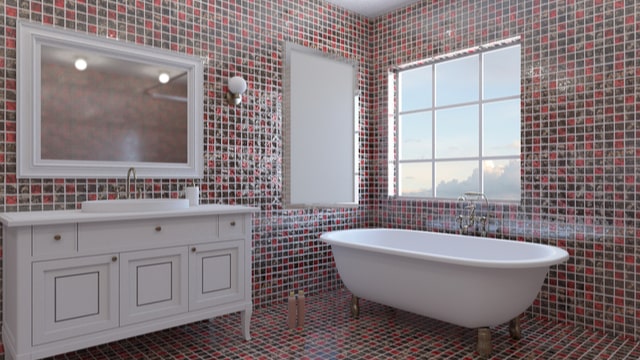 mosaic bathroom