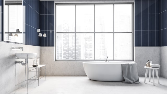 Blue tiles