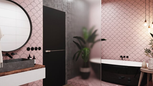 pastel bathroom