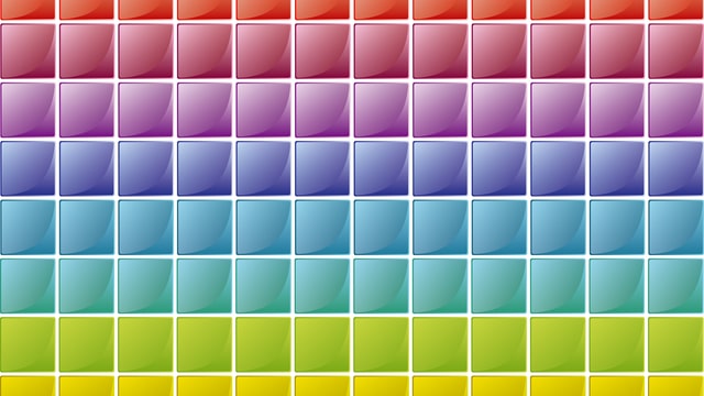 rainbow tiles
