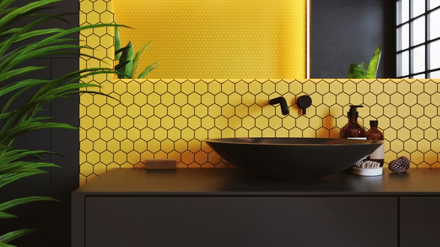 yellow tiles