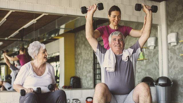 Aged care exercise classes