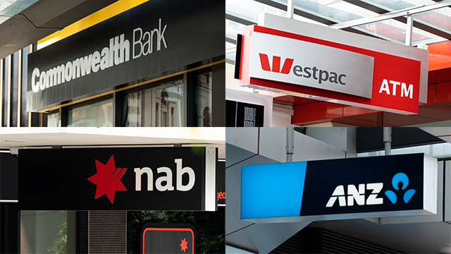 Big four banks - CBA, WBC, NAB and ANZ