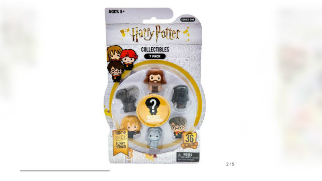 A pack of seven Harry Potter Ooshies, where six characters are visible and one is hidden. Image: Target