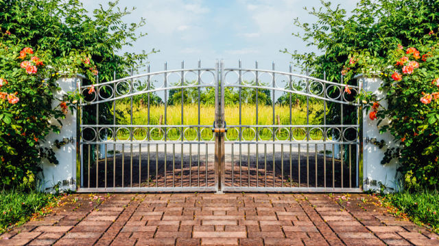 Steel gate