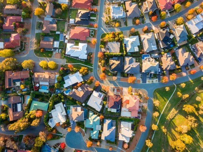 Ariel view of a neighborhood | Canstar