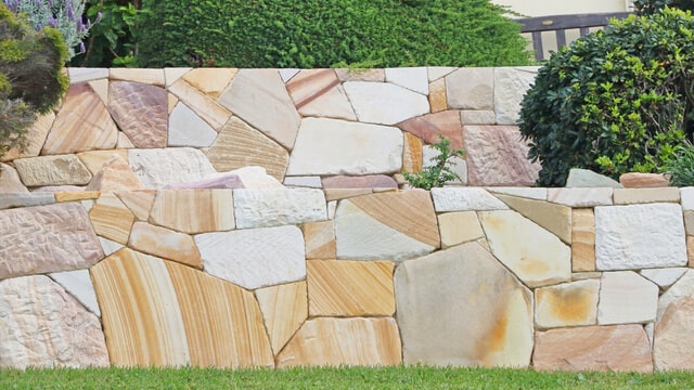 sandstone wall