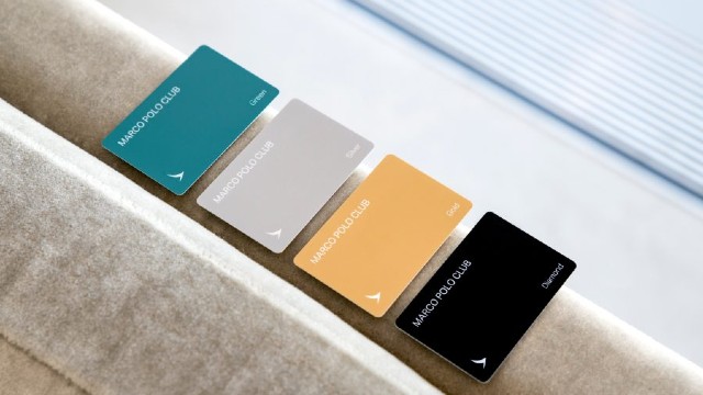 Cathay Pacific Marco Polo membership cards