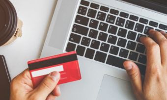 Is it safe to save my credit card details on shopping websites?