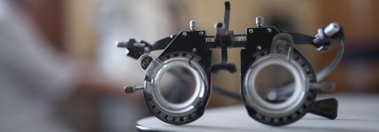 Optical test glasses
