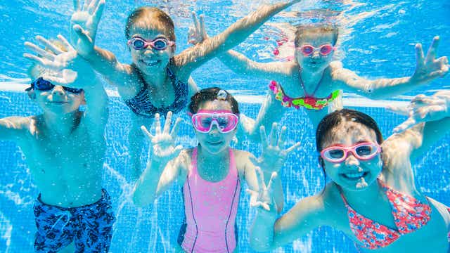 Solar heating means you can swim in your pool all year round