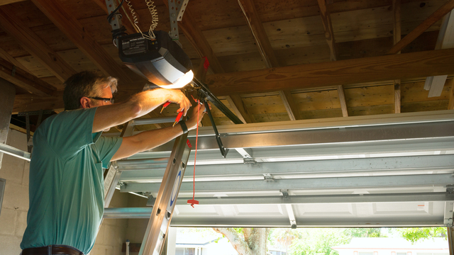 Installing a garage door