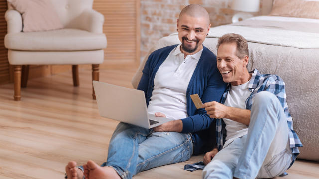 Couple Shopping Online