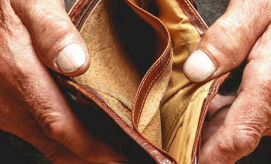 financial hardship wallet empty