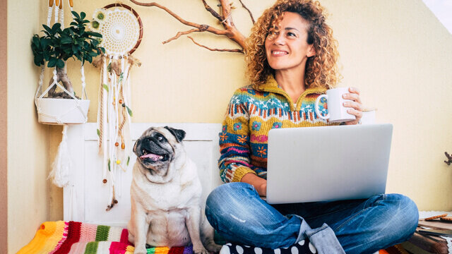 working from home