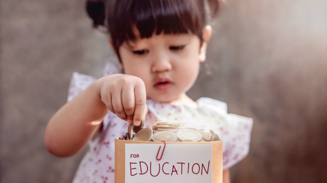 trust fund for education young girl