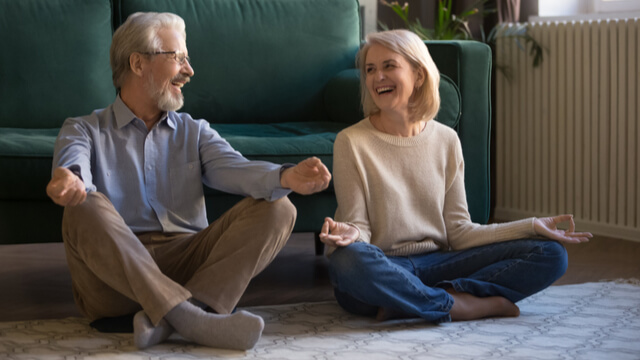 older couple retired