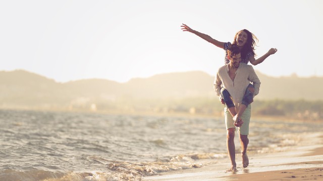 Couple on beach