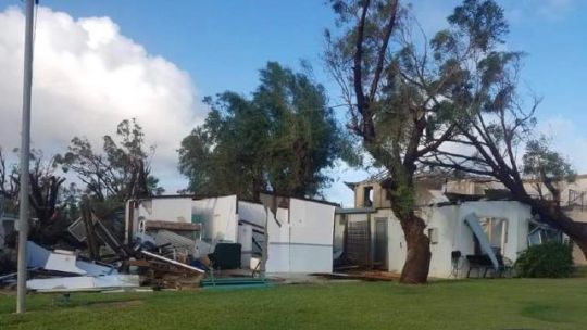 Kalbarri WA damaged home
