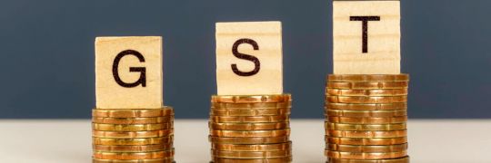 GST and property money concept