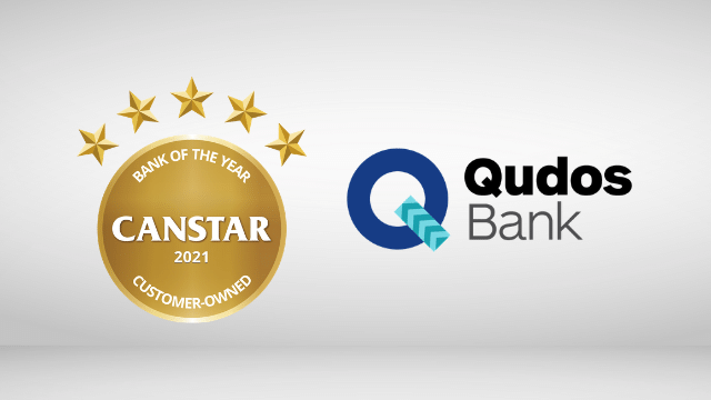 Bank of Year Customer Owned 2021 - Qudos