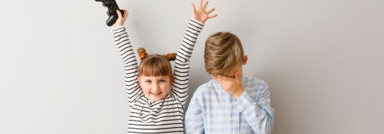 Kids playing game