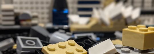 A collection of LEGO bricks.