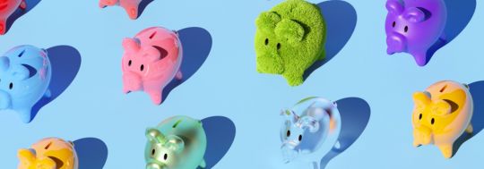 Different piggy banks